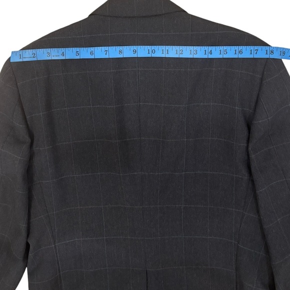 Polo University Club Ralph Lauren Mens Blazer Chest Sz 45 Dark Gray Made In USA - Picture 10 of 11